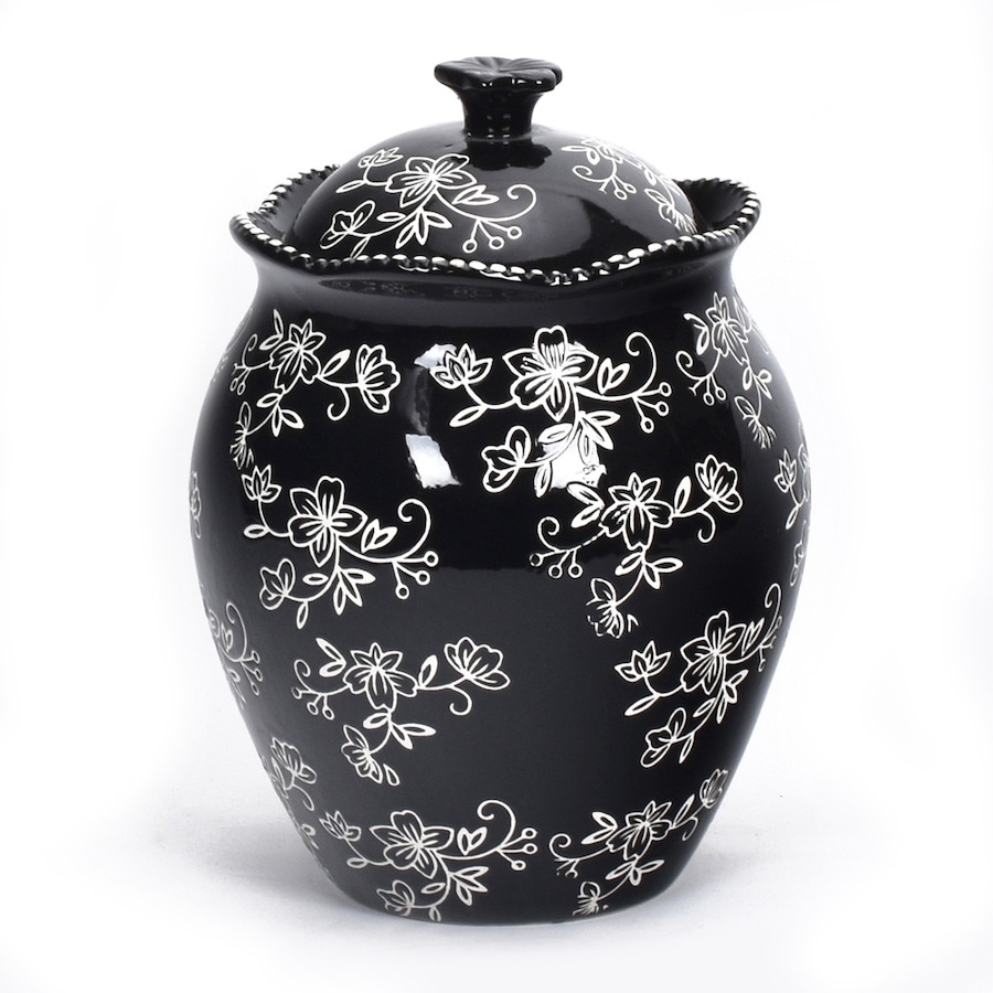 Image 105884_FLBLK.jpg, Product 105-884 / Price $49.99, temp-tations 2.5-Quart Cookie Jar from temp-tations on TSC.ca's Kitchen department