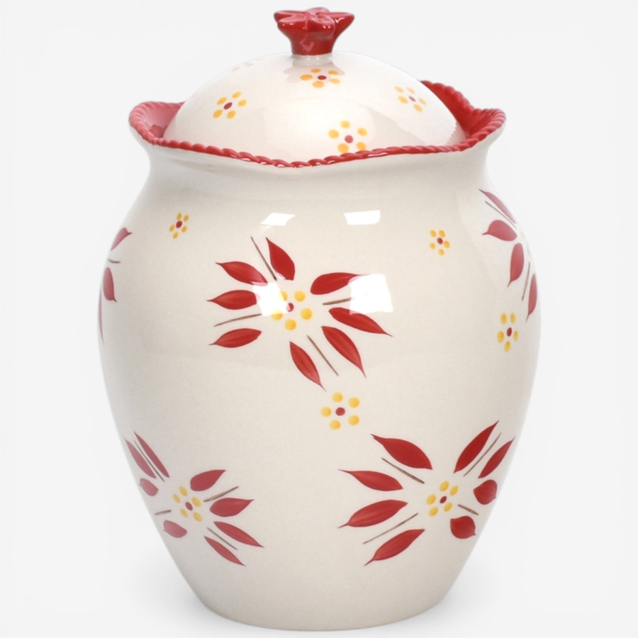 Image 105884_OWRED.jpg, Product 105-884 / Price $49.99, temp-tations 2.5-Quart Cookie Jar from temp-tations on TSC.ca's Kitchen department