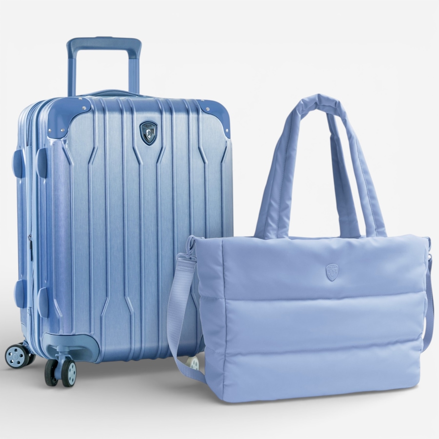 Image 105929_ICYBL.jpg, Product 105-929 / Price $319.99, Heys Xtrak 21" Carry-On Spinner with Puffer Travel Tote from Heys on TSC.ca's Home & Garden department