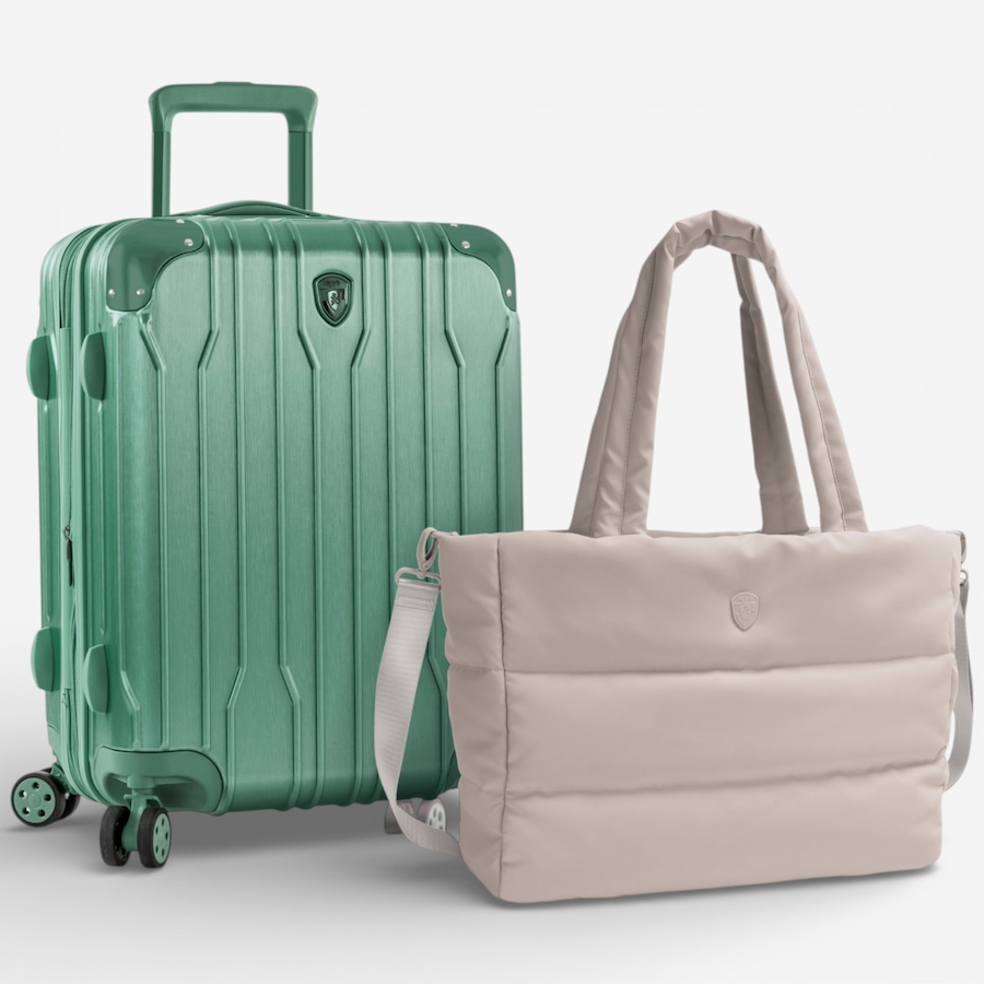 Image 105929_MDG.jpg, Product 105-929 / Price $319.99, Heys Xtrak 21" Carry-On Spinner with Puffer Travel Tote from Heys on TSC.ca's Home & Garden department