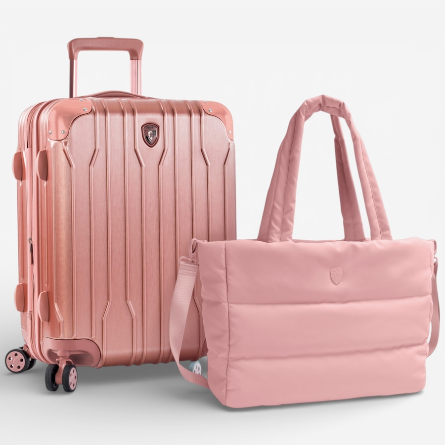Image 105929_RGL.jpg, Product 105-929 / Price $319.99, Heys Xtrak 21" Carry-On Spinner with Puffer Travel Tote from Heys on TSC.ca's Home & Garden department
