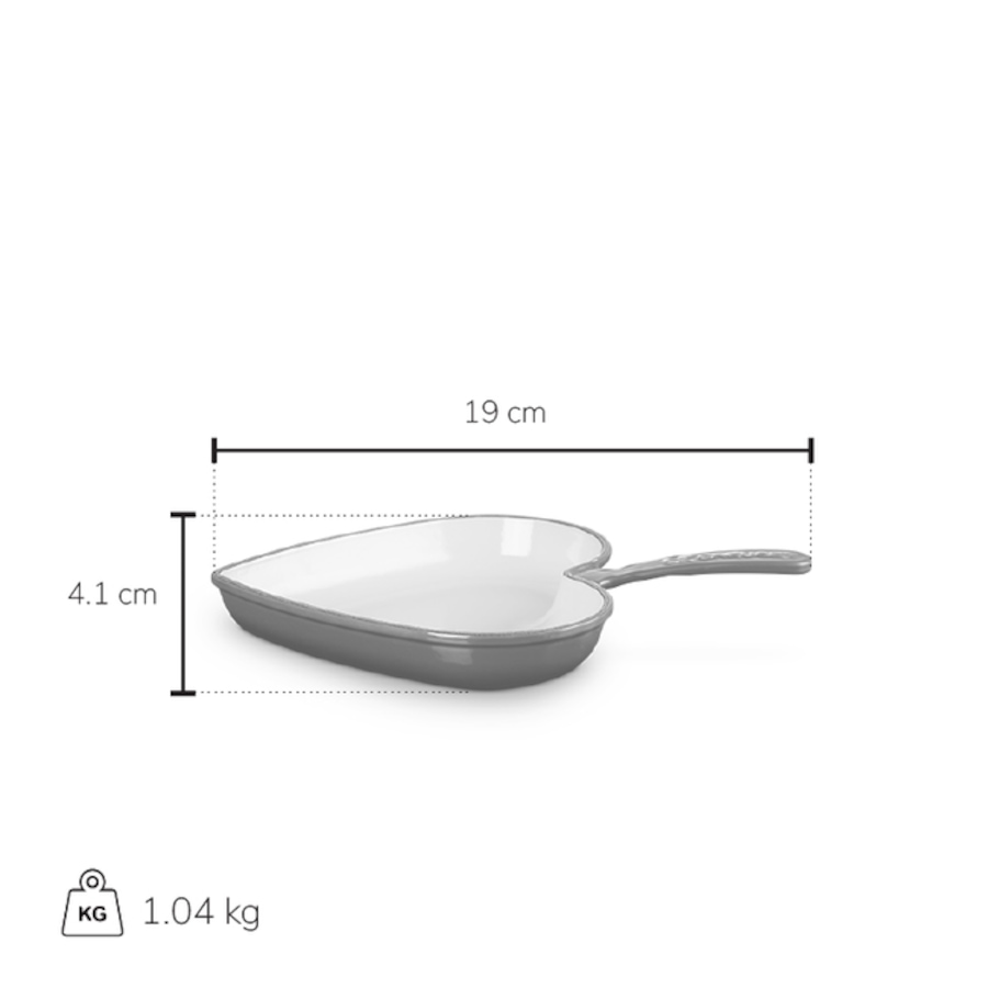 Image 105935_ALTMORE1.jpg, Product 105-935 / Price $225.00, Le Creuset Cast Iron Classic 26-cm Heart Skillet from Le Creuset on TSC.ca's Kitchen department