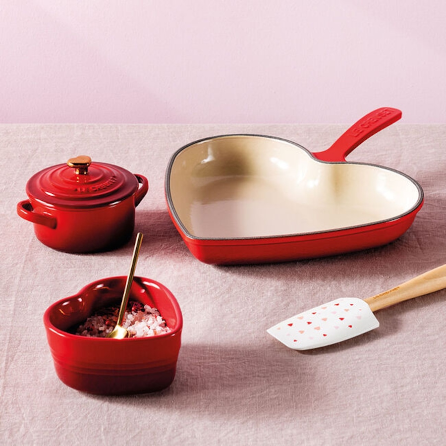 Image 105935_ALTMORE2.jpg, Product 105-935 / Price $225.00, Le Creuset Cast Iron Classic 26-cm Heart Skillet from Le Creuset on TSC.ca's Kitchen department