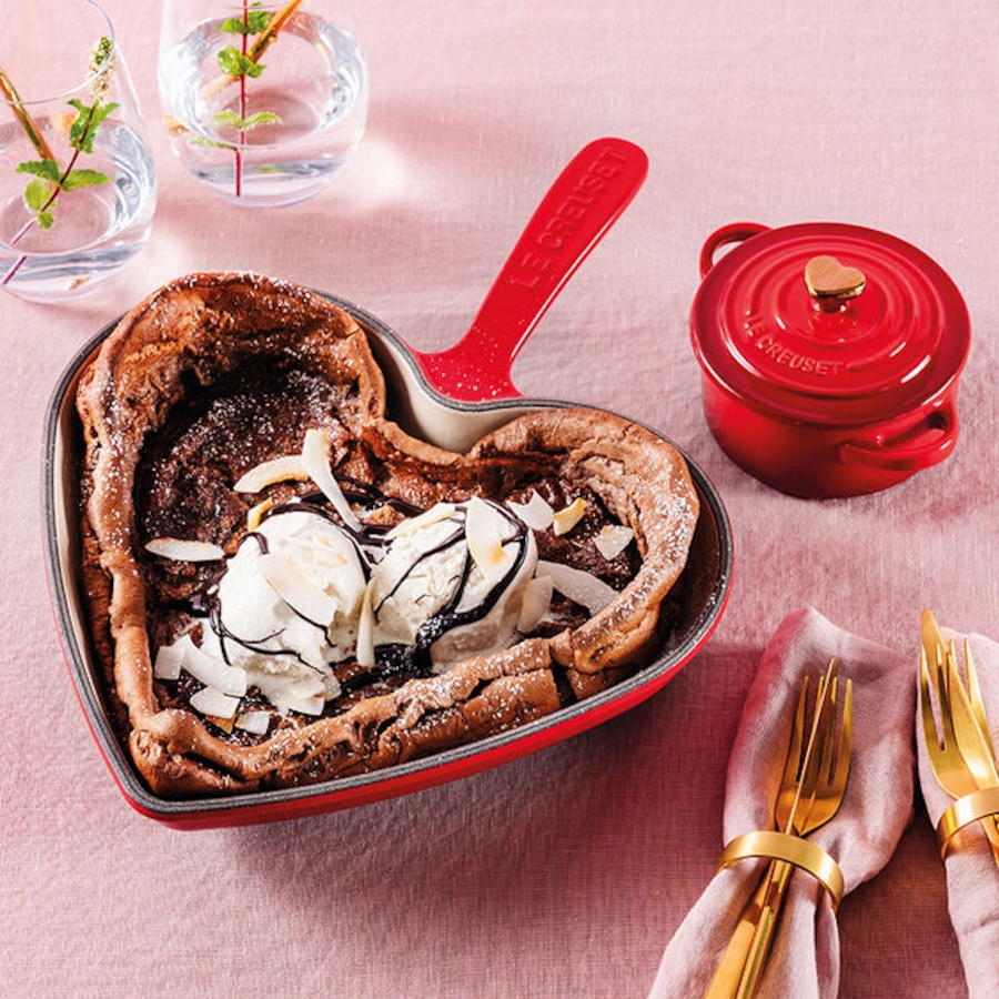 Image 105935_ALTMORE4.jpg, Product 105-935 / Price $225.00, Le Creuset Cast Iron Classic 26-cm Heart Skillet from Le Creuset on TSC.ca's Kitchen department