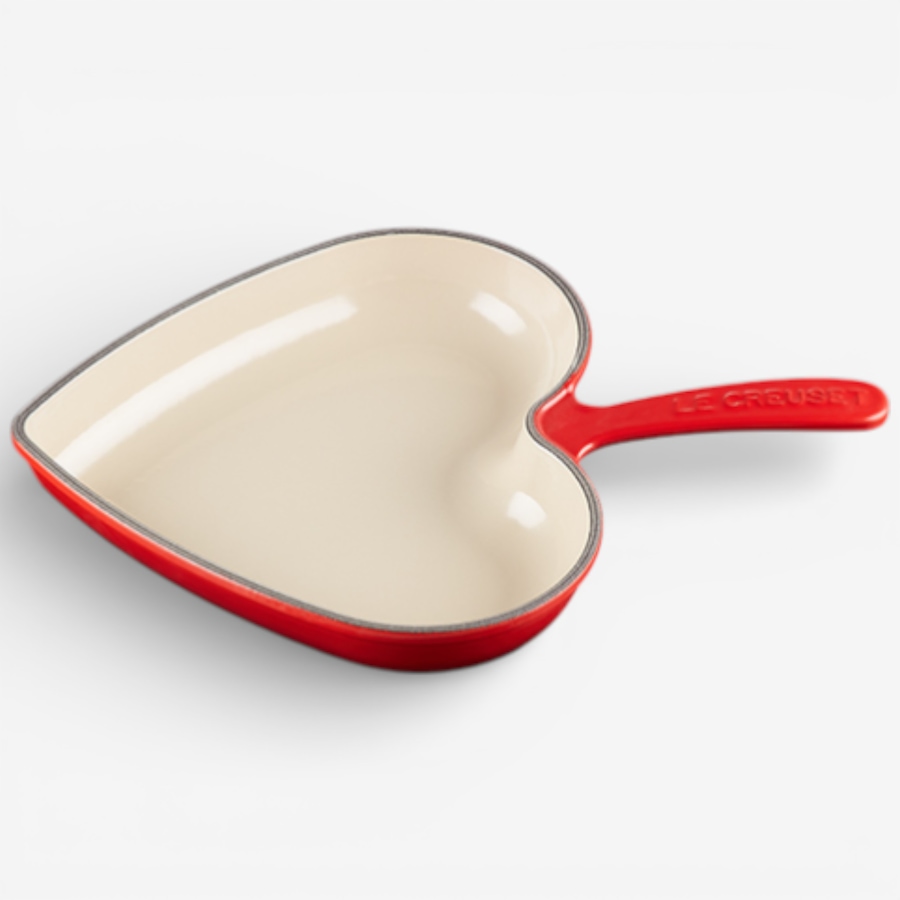 Image 105935_CER.jpg, Product 105-935 / Price $225.00, Le Creuset Cast Iron Classic 26-cm Heart Skillet from Le Creuset on TSC.ca's Kitchen department