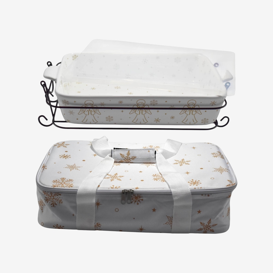 Image 105945_ANG.jpg, Product 105-945 / Price $59.99, temp-tations 13" x 9" Baker with Tote Bag, Wire Rack and Storage Cover from temp-tations on TSC.ca's Kitchen department