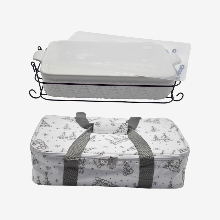 Image 105945_FRSWT.jpg, Product 105-945 / Price $59.99, temp-tations 13" x 9" Baker with Tote Bag, Wire Rack and Storage Cover from temp-tations on TSC.ca's Kitchen department