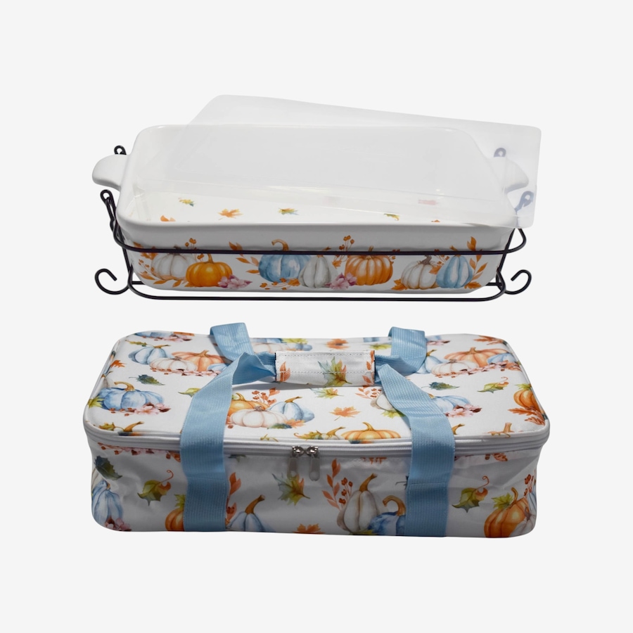 Image 105945_THAGG.jpg, Product 105-945 / Price $59.99, temp-tations 13" x 9" Baker with Tote Bag, Wire Rack and Storage Cover from temp-tations on TSC.ca's Kitchen department