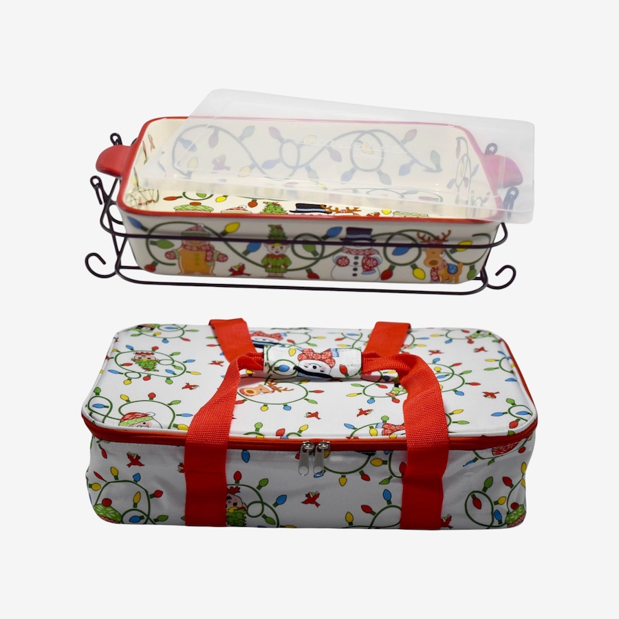 Image 105945_WINWM.jpg, Product 105-945 / Price $59.99, temp-tations 13" x 9" Baker with Tote Bag, Wire Rack and Storage Cover from temp-tations on TSC.ca's Kitchen department