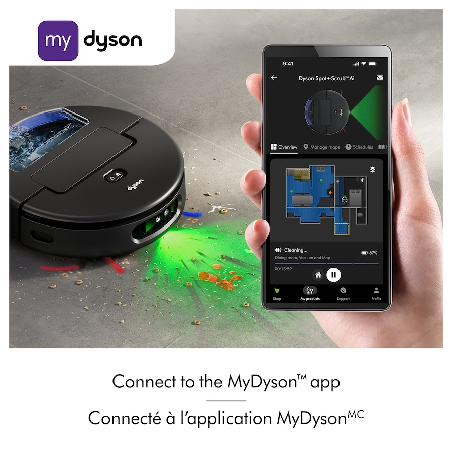 Image 105971_ALTMORE9.jpg, Product 105-971 / Price $1,599.99, Dyson Spot+Scrub AI Wet and Dry Robot Vacuum from Dyson on TSC.ca's Home & Garden department