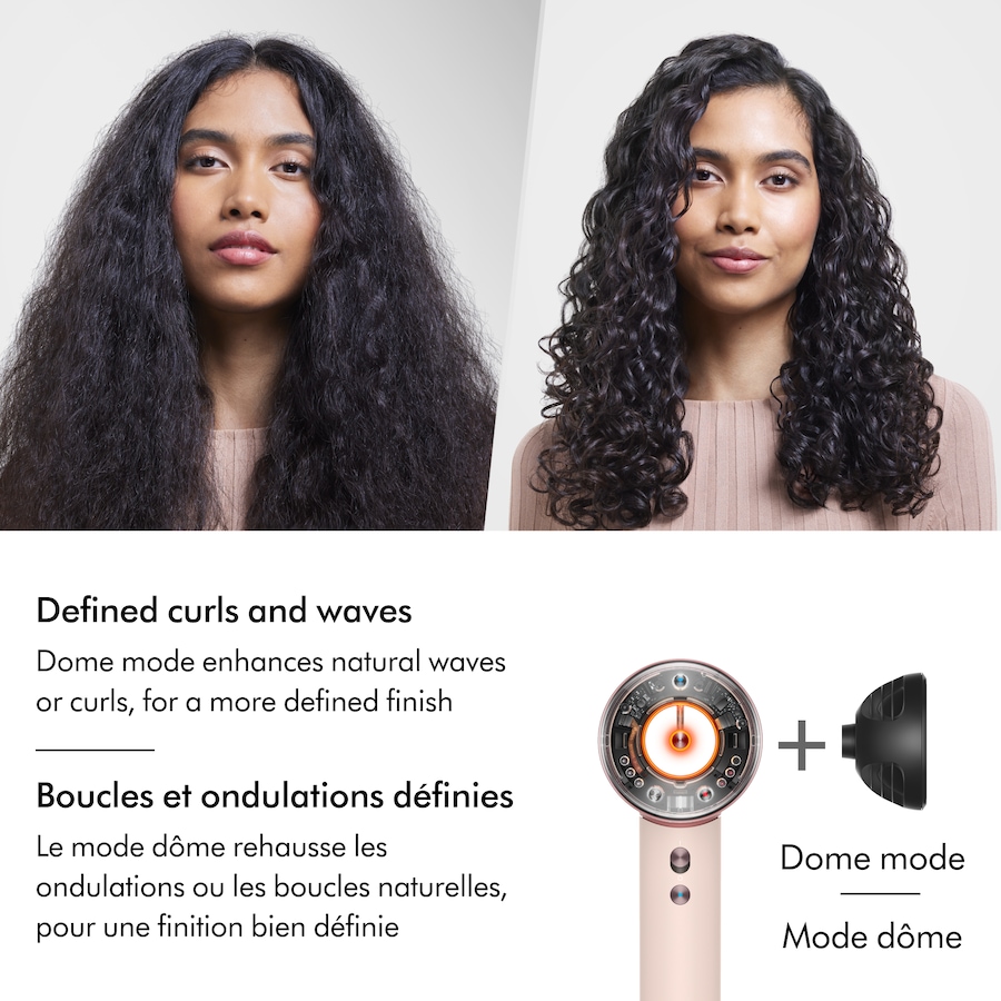 Image 105974_ALTMORE8.jpg, Product 105-974 / Price $499.99, Limited Edition Dyson Supersonic Nural Hair Dryer in Ceramic Apricot and Topaz from Dyson on TSC.ca's Beauty department