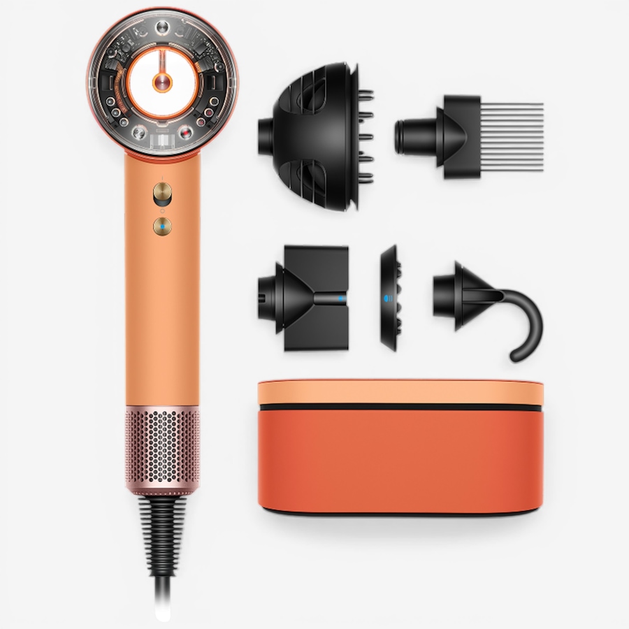 Image 105974_APRTZ.jpg, Product 105-974 / Price $499.99, Limited Edition Dyson Supersonic Nural Hair Dryer in Ceramic Apricot and Topaz from Dyson on TSC.ca's Beauty department