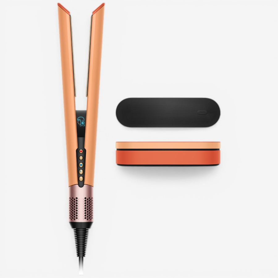 Image 105977_APRTZ.jpg, Product 105-977 / Price $599.99, Limited Edition Dyson Airstrait Straightener in Ceramic Apricot and Topaz from Dyson on TSC.ca's Beauty department