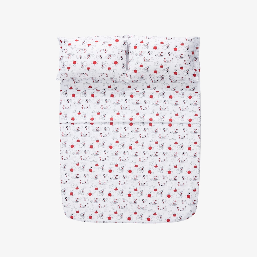 Image 105996_ALTMORE11.jpg, Product 105-996 / Price $39.99 - $44.99, Peanuts Holiday Microfibre Sheet Set from Berkshire on TSC.ca's Home & Garden department