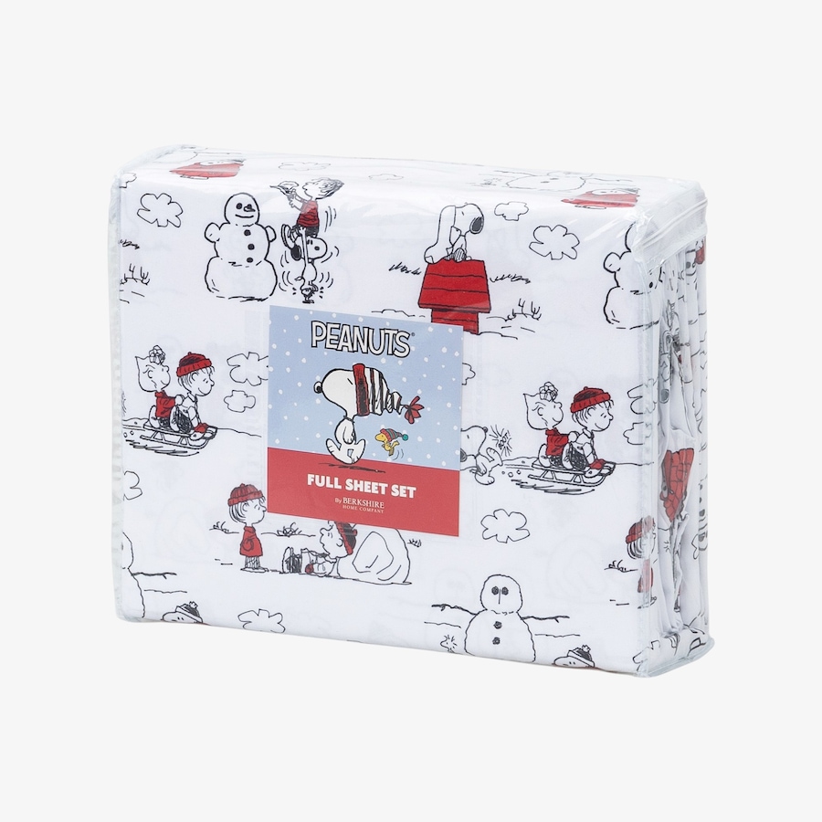 Image 105996_ALTMORE12.jpg, Product 105-996 / Price $39.99 - $44.99, Peanuts Holiday Microfibre Sheet Set from Berkshire on TSC.ca's Home & Garden department