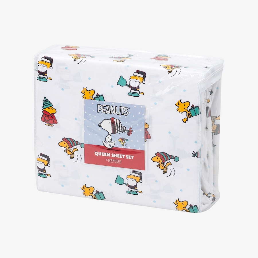 Image 105996_ALTMORE2.jpg, Product 105-996 / Price $39.99 - $44.99, Peanuts Holiday Microfibre Sheet Set from Berkshire on TSC.ca's Home & Garden department