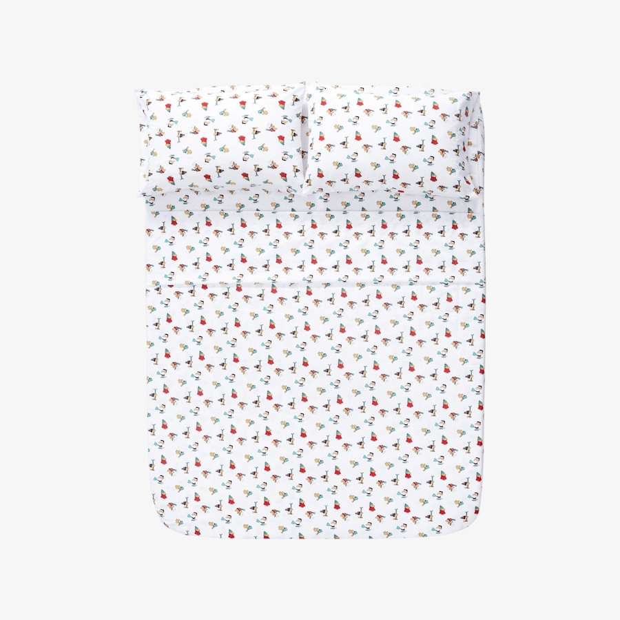 Image 105996_ALTMORE4.jpg, Product 105-996 / Price $39.99 - $44.99, Peanuts Holiday Microfibre Sheet Set from Berkshire on TSC.ca's Home & Garden department