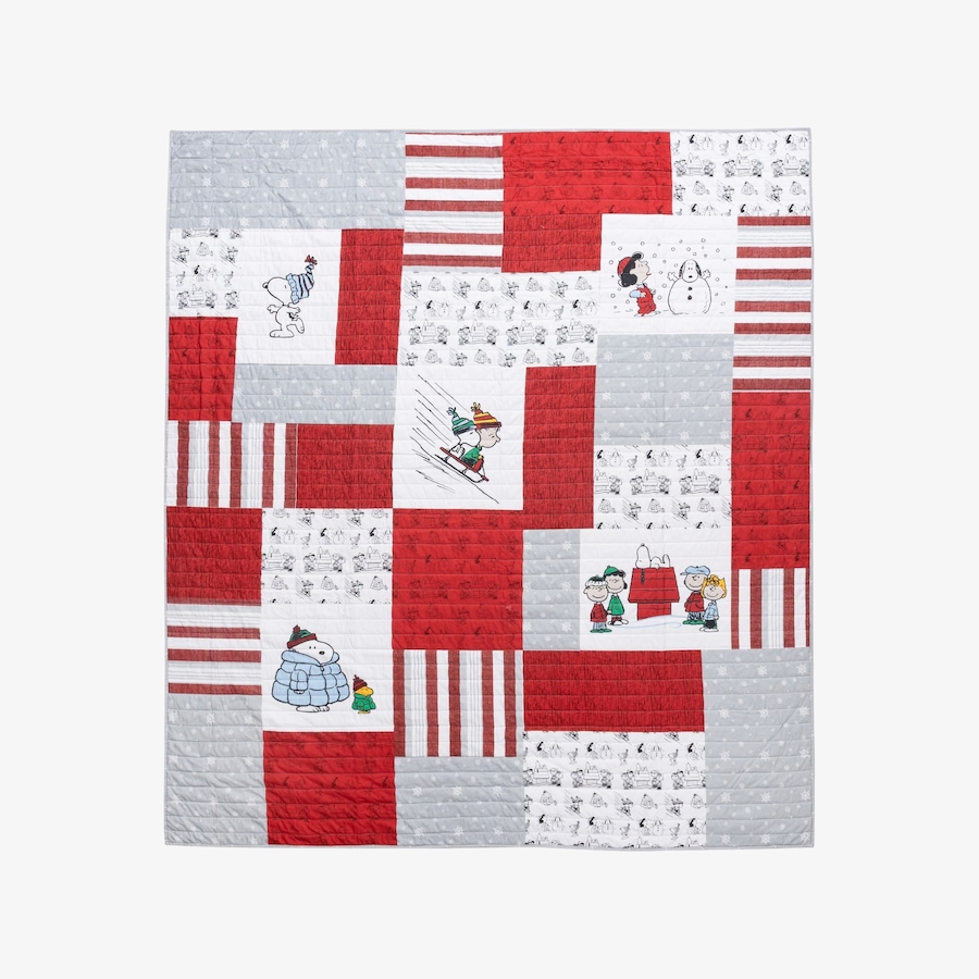 Image 105997_ALTMORE10.jpg, Product 105-997 / Price $79.99, Berkshire Peanuts Pin Holiday Quilt Set from Berkshire on TSC.ca's Home & Garden department