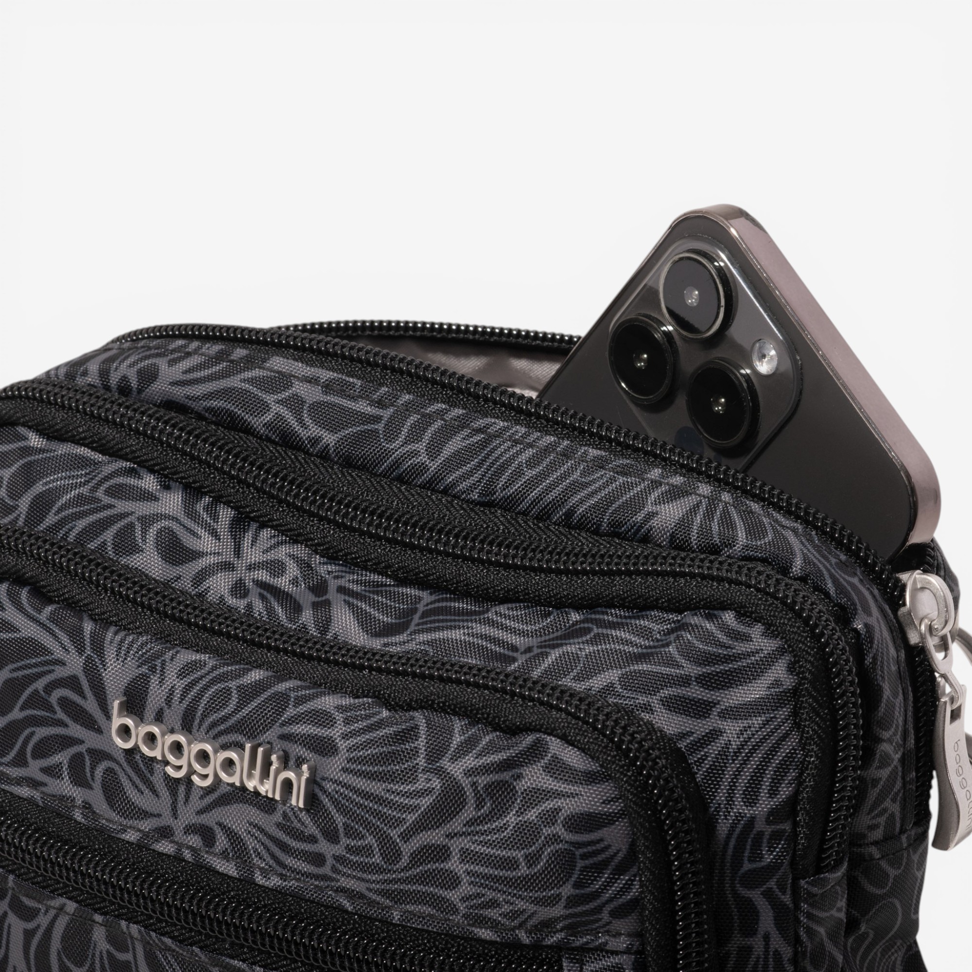 Baggallini Triple Zip Bag with Wide Strap - TSC.ca
