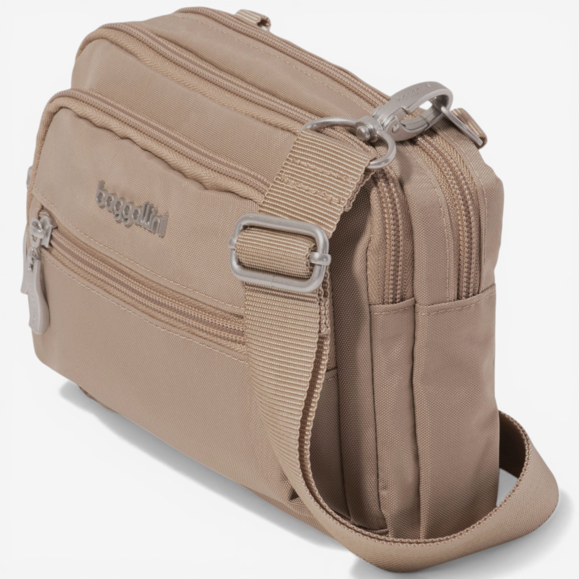 Baggallini Triple Zip Bag with Wide Strap - TSC.ca