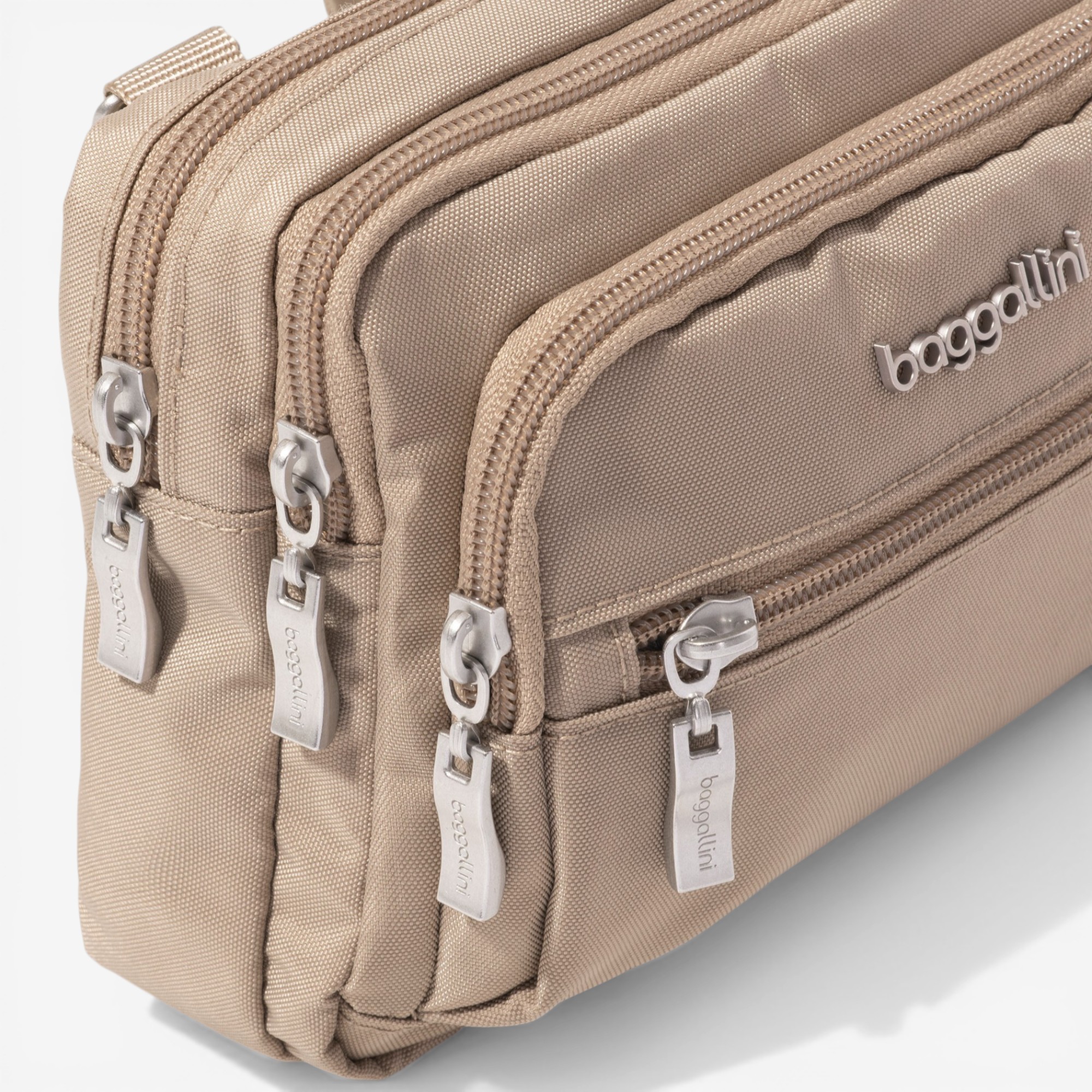 Baggallini Triple Zip Bag with Wide Strap - TSC.ca