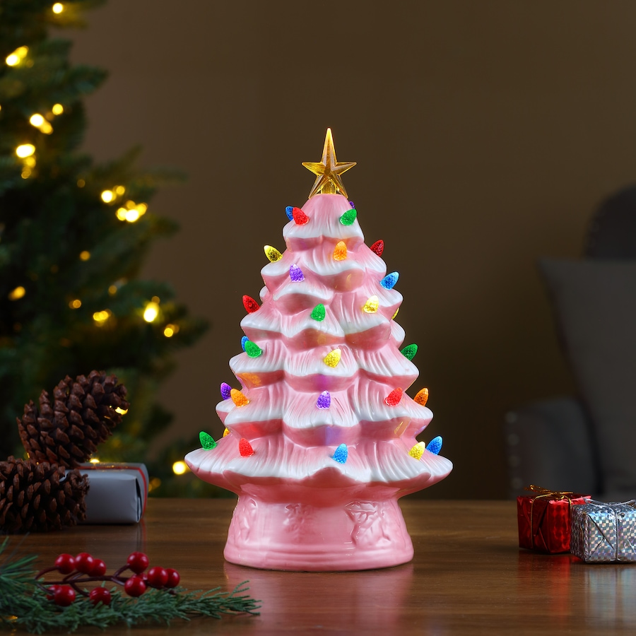 Image 106133_ALTMORE2.jpg, Product 106-133 / Price $39.99, Mr. Christmas 12" Nostalgic Ceramic Christmas Tree from Mr. Christmas on TSC.ca's Home & Garden department