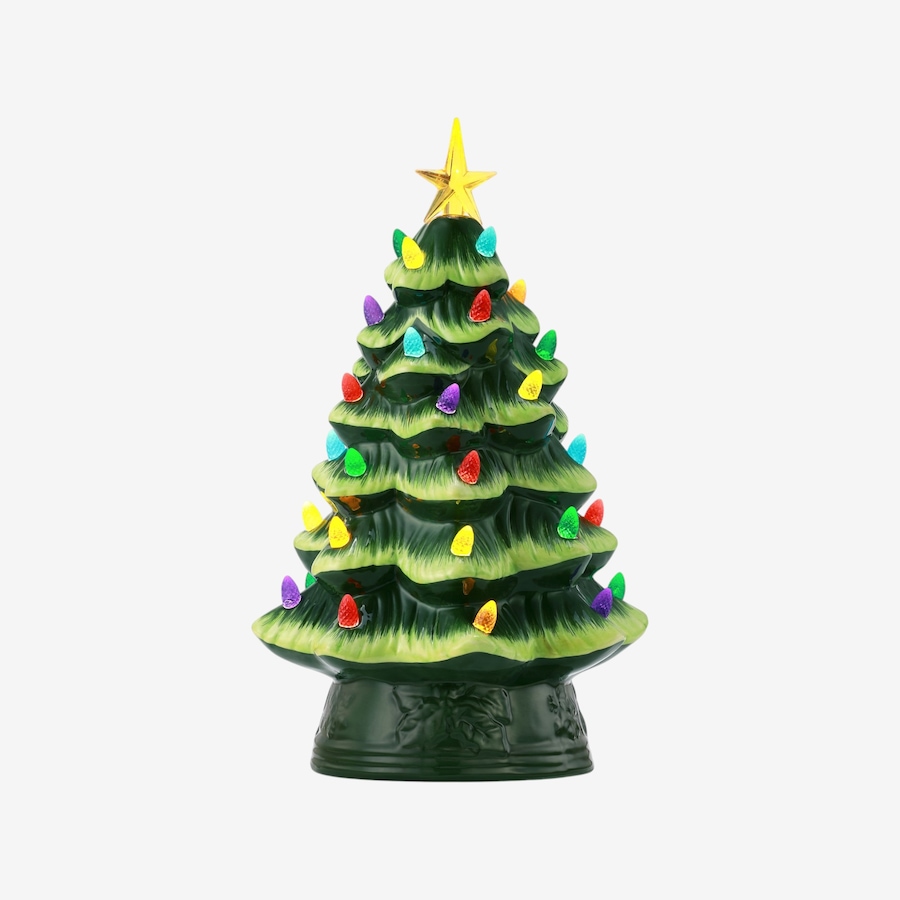 Image 106133_GRN.jpg, Product 106-133 / Price $39.99, Mr. Christmas 12" Nostalgic Ceramic Christmas Tree from Mr. Christmas on TSC.ca's Home & Garden department