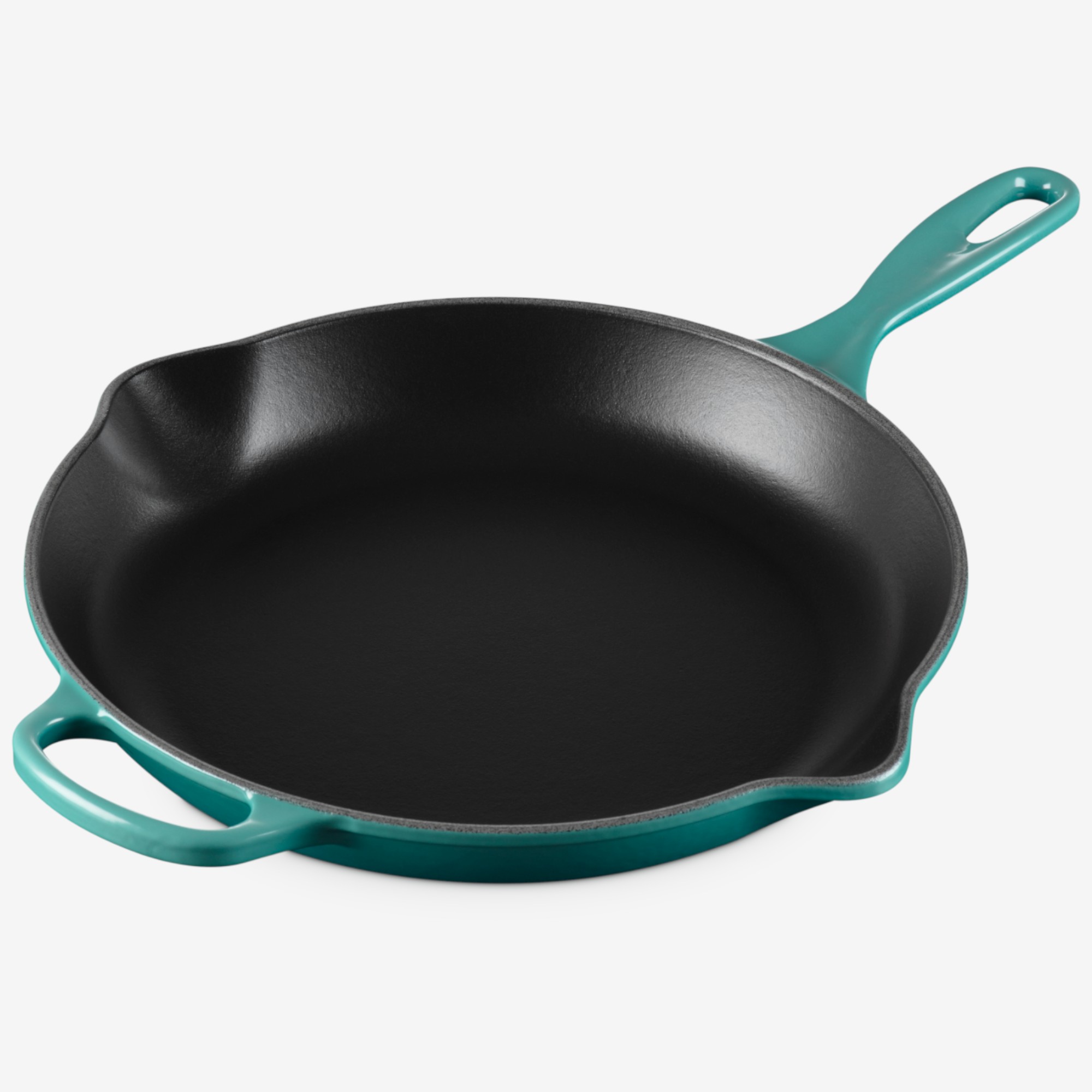 Le Creuset 30-cm Iron Handle Skillet Bleu Riviera - TSC.ca