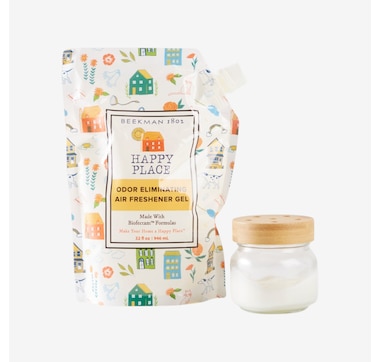 Beekman Happy Place Air Freshener Odor Eliminator Gel Refill