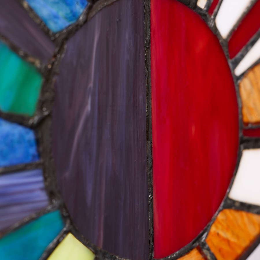 Image 106534_ALTMORE3.jpg, Product 106-534 / Price $99.99, Tiffany-Style Serenity Novelty Stained-Glass Window Panel (12.75"H) from Tiffany Style Lighting on TSC.ca's Home & Garden department