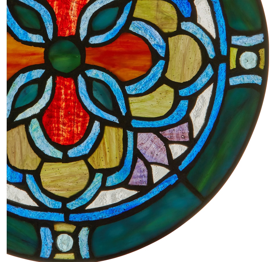 Image 106538_ALTMORE2.jpg, Product 106-538 / Price $84.99, Tiffany-Style Geometric Stained-Glass Window Panel (12"H) from Tiffany Style Lighting on TSC.ca's Home & Garden department