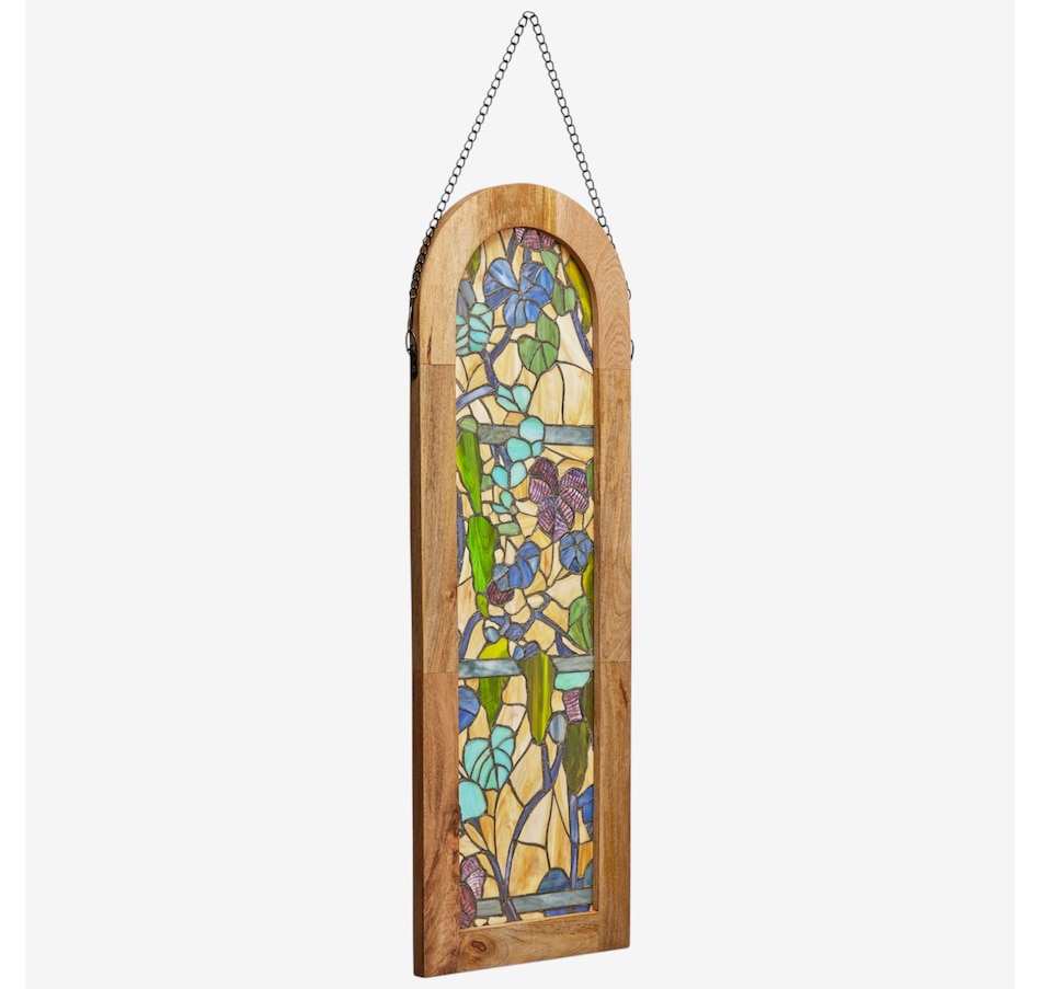 Image 106540_ALTMORE2.jpg, Product 106-540 / Price $269.99, Tiffany-Style Fruitful Grapevine Stained-Glass Window Panel (36"H) from Tiffany Style Lighting on TSC.ca's Home & Garden department