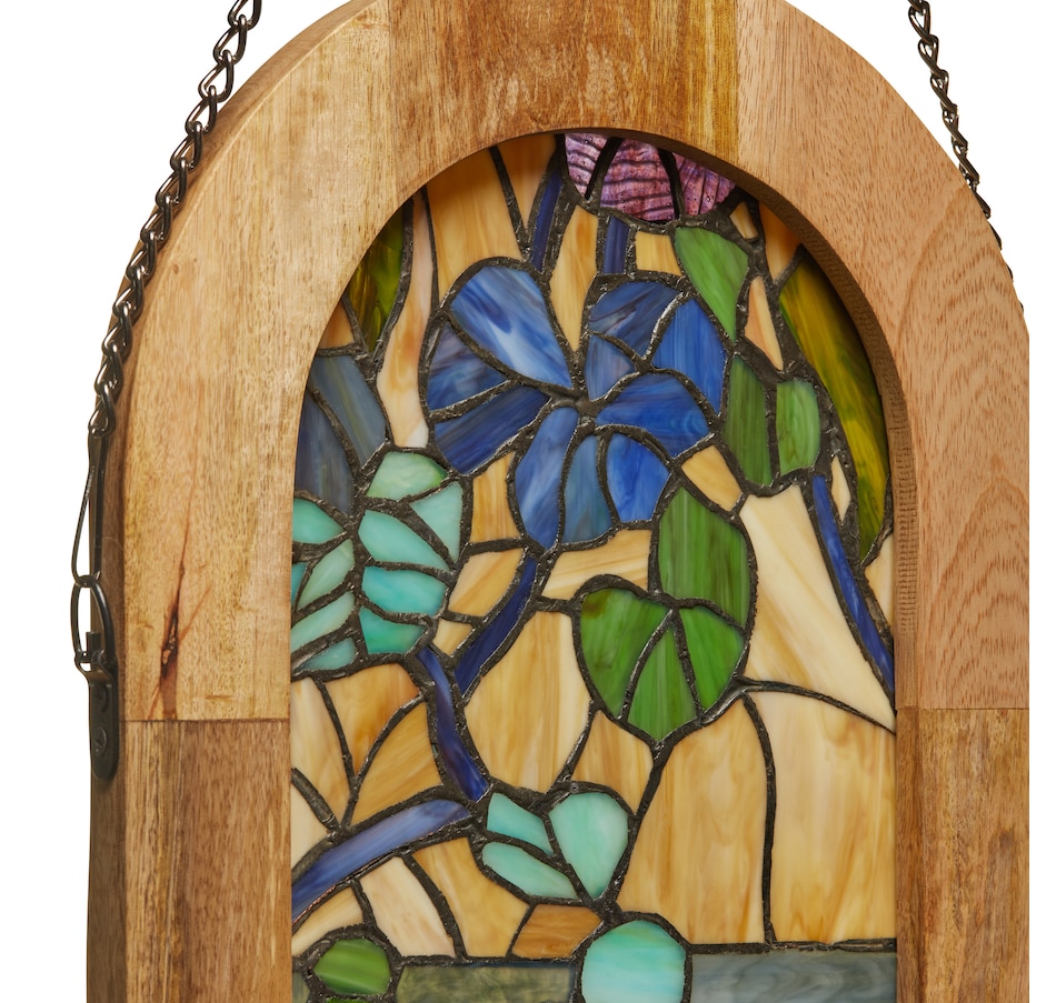 Image 106540_ALTMORE3.jpg, Product 106-540 / Price $269.99, Tiffany-Style Fruitful Grapevine Stained-Glass Window Panel (36"H) from Tiffany Style Lighting on TSC.ca's Home & Garden department