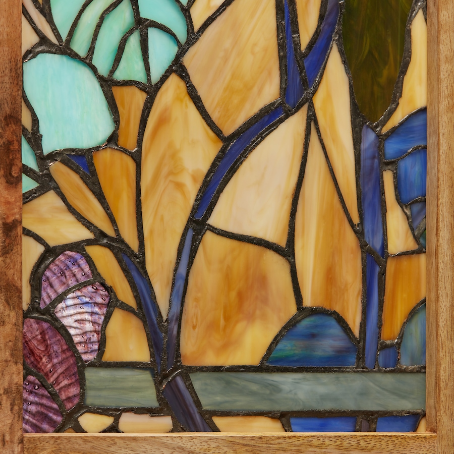 Image 106540_ALTMORE4.jpg, Product 106-540 / Price $269.99, Tiffany-Style Fruitful Grapevine Stained-Glass Window Panel (36"H) from Tiffany Style Lighting on TSC.ca's Home & Garden department