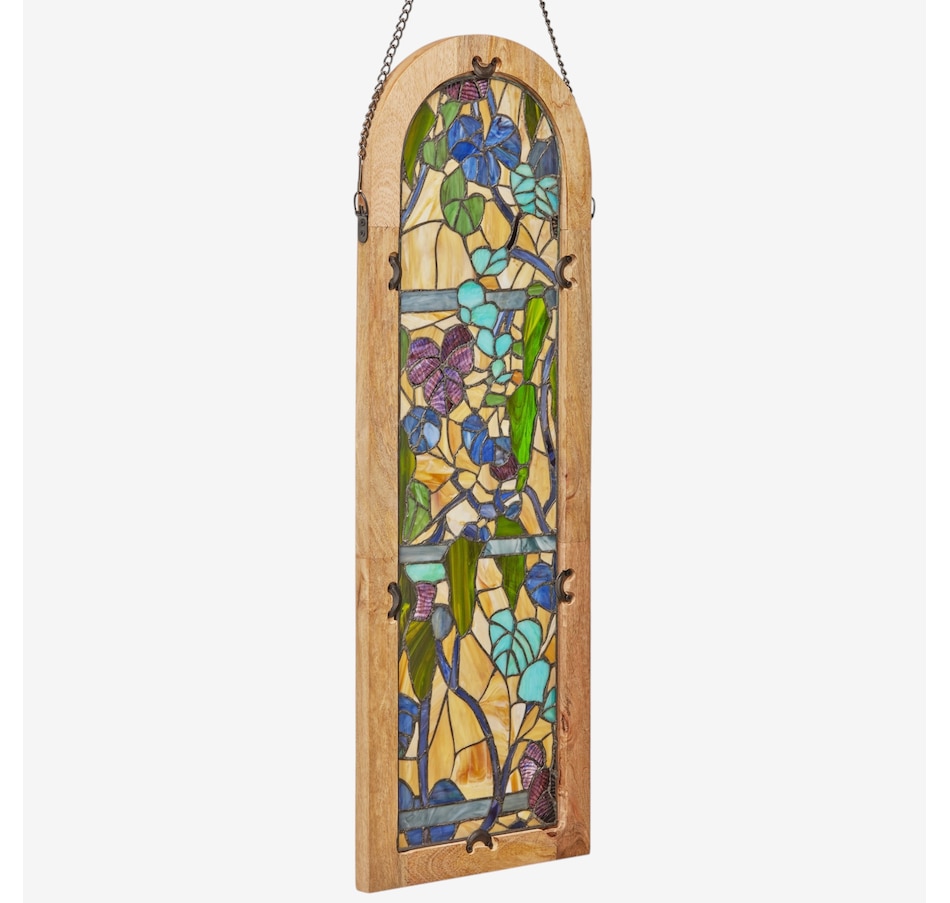 Image 106540_ALTMORE5.jpg, Product 106-540 / Price $269.99, Tiffany-Style Fruitful Grapevine Stained-Glass Window Panel (36"H) from Tiffany Style Lighting on TSC.ca's Home & Garden department