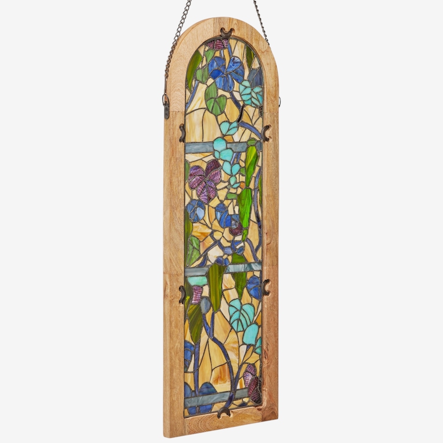 Image 106540_ALTMORE5.jpg, Product 106-540 / Price $269.99, Tiffany-Style Fruitful Grapevine Stained-Glass Window Panel (36"H) from Tiffany Style Lighting on TSC.ca's Home & Garden department