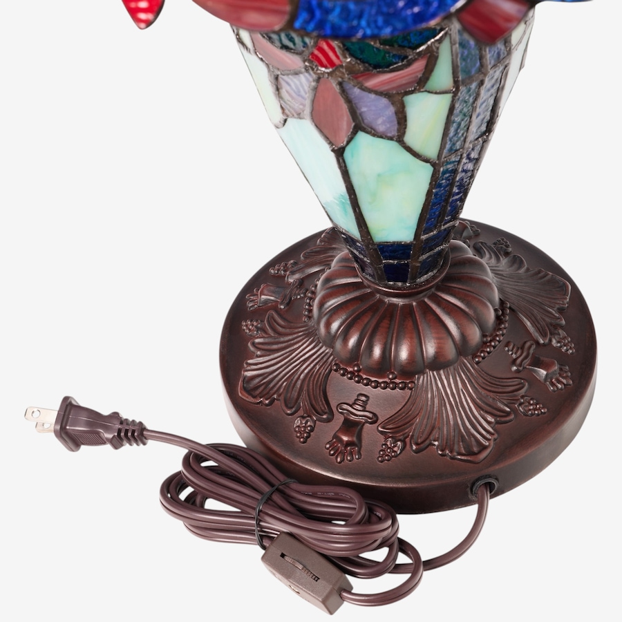 Image 106544_ALTMORE3.jpg, Product 106-544 / Price $459.99, Tiffany-Style Victorian Green Dome Shade Double-Lit Stained-Glass Table Lamp (24.5"H) from Tiffany Style Lighting  on TSC.ca's Home & Garden department