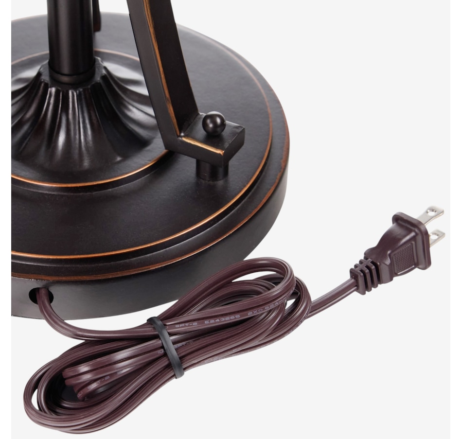Image 106546_ALTMORE3.jpg, Product 106-546 / Price $499.99, Tiffany-Style Blue Bowl Shade Stained-Glass Table Lamp (24.75"H) from Tiffany Style Lighting on TSC.ca's Home & Garden department