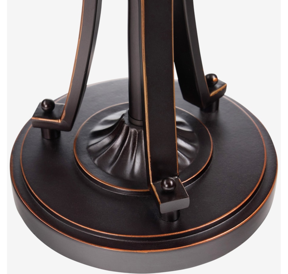 Image 106547_ALTMORE4.jpg, Product 106-547 / Price $499.99, Tiffany-Style Teal Bowl Shade Stained-Glass Table Lamp (24.75"H) from Tiffany Style Lighting on TSC.ca's Home & Garden department