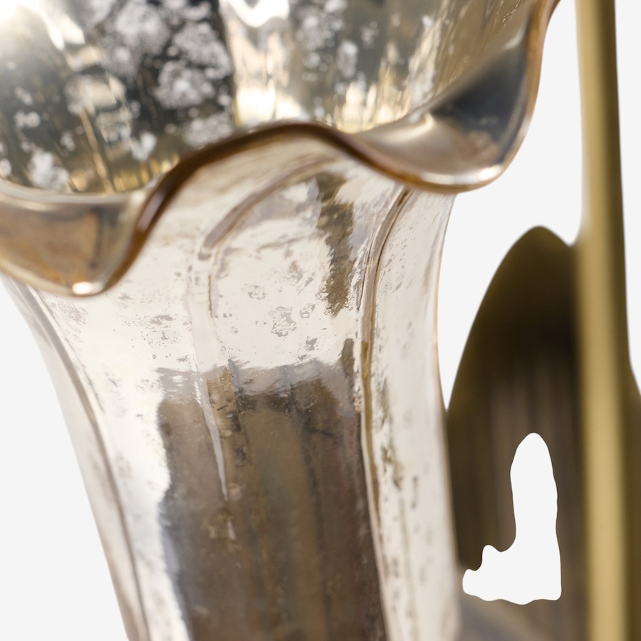 Image 106548_ALTMORE5.jpg, Product 106-548 / Price $259.99, Tiffany-Style Hand-Blown Glass 3-Lily Uplight Table Lamp (21.75"H) from Tiffany Style Lighting on TSC.ca's Home & Garden department