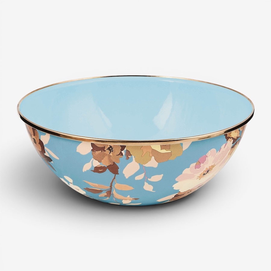 Image 106554.jpg, Product 106-554 / Price $150.00, Mackenzie-Childs Wild Rose Slate Medium Everyday Bowl from MacKenzie Childs on TSC.ca's Kitchen department