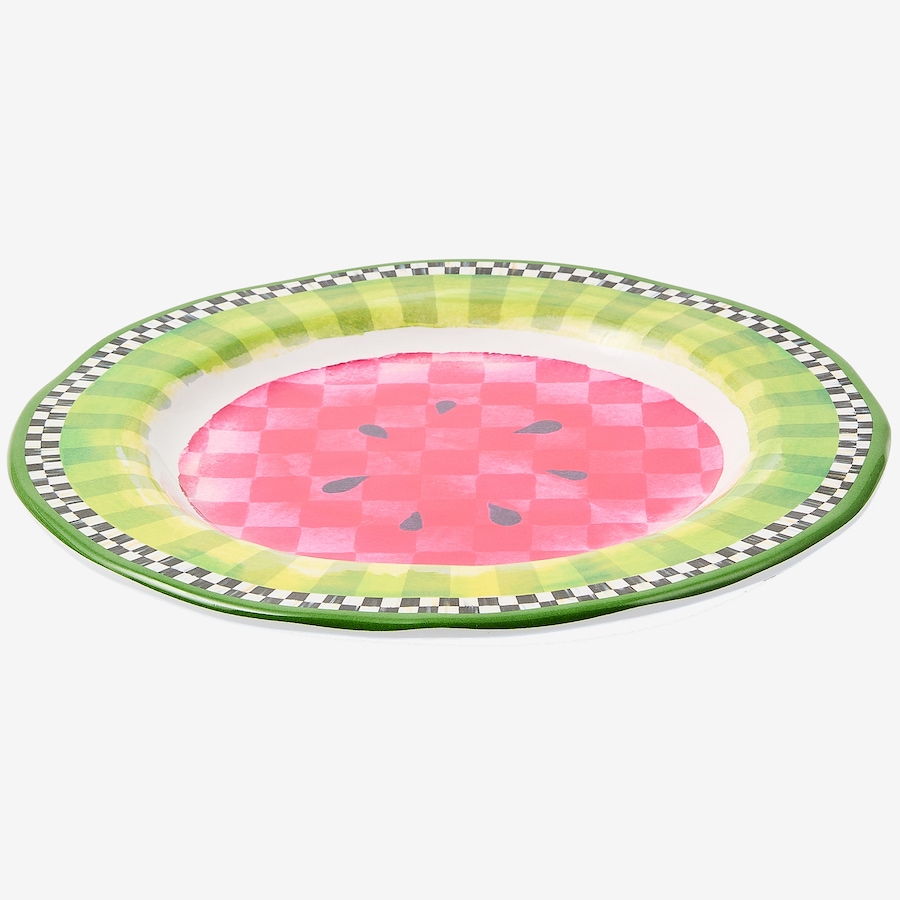 Image 106558_WAM.jpg, Product 106-558 / Price $125.00, Mackenzie-Childs Pattern Melamine Salad Plates (set of 4) from MacKenzie Childs on TSC.ca's Kitchen department