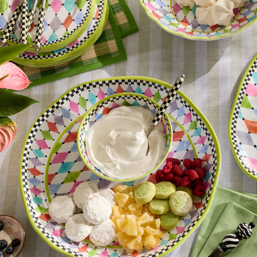 Image 106559_ALTMORE4.jpg, Product 106-559 / Price $110.00, Mackenzie-Childs Pattern Melamine Bowls (set of 4) from MacKenzie Childs on TSC.ca's Kitchen department