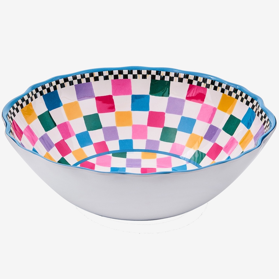 Image 106560_ALTMORE4.jpg, Product 106-560 / Price $84.00, Mackenzie-Childs Pattern Melamine Serving Bowl from MacKenzie Childs on TSC.ca's Kitchen department