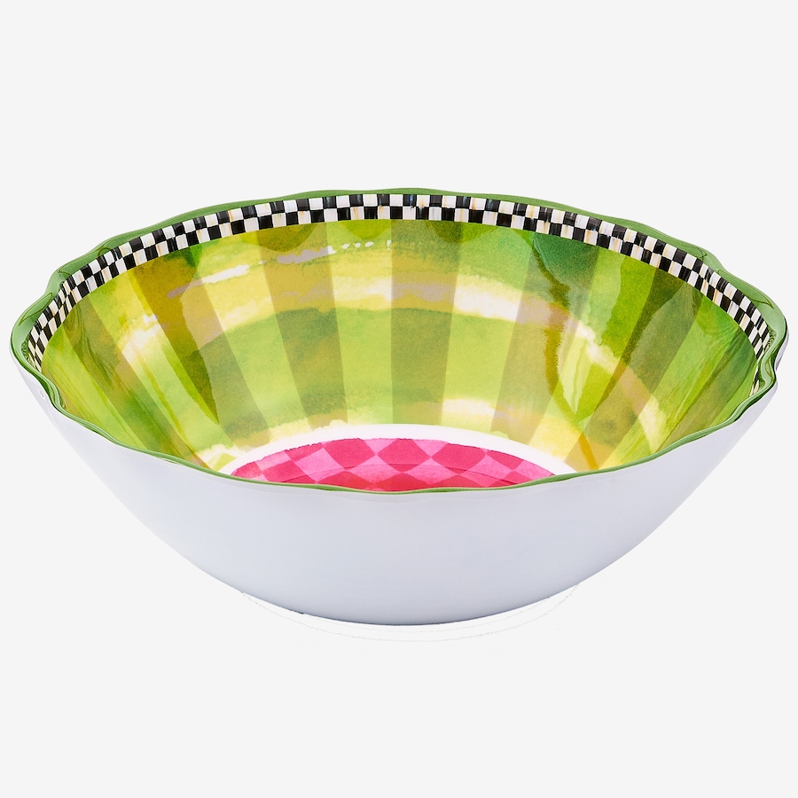 Image 106560_ALTMORE5.jpg, Product 106-560 / Price $84.00, Mackenzie-Childs Pattern Melamine Serving Bowl from MacKenzie Childs on TSC.ca's Kitchen department