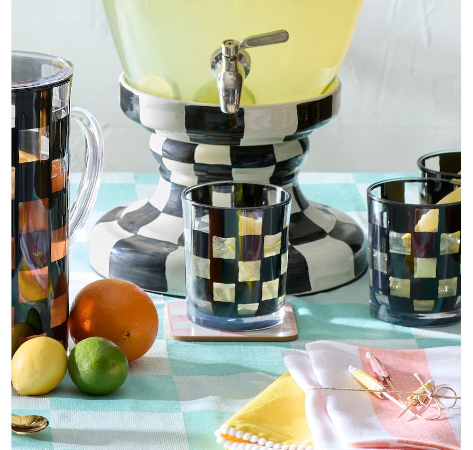 Image 106569_ALTMORE2.jpg, Product 106-569 / Price $69.00, Mackenzie-Childs Acrylic Tumblers (set of 4) from MacKenzie Childs on TSC.ca's Kitchen department