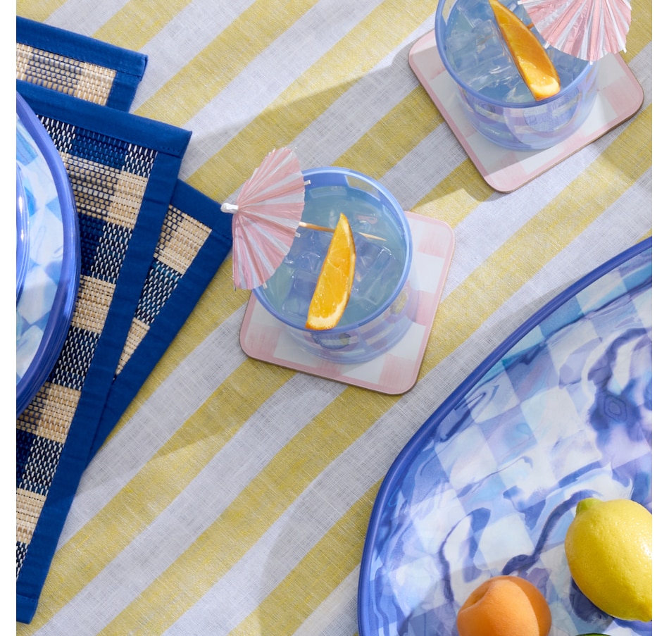 Image 106569_ALTMORE4.jpg, Product 106-569 / Price $69.00, Mackenzie-Childs Acrylic Tumblers (set of 4) from MacKenzie Childs on TSC.ca's Kitchen department