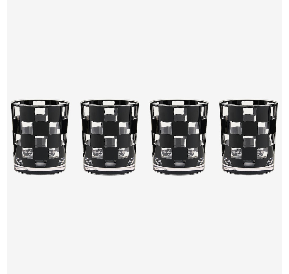 Image 106569_BLK.jpg, Product 106-569 / Price $69.00, Mackenzie-Childs Acrylic Tumblers (set of 4) from MacKenzie Childs on TSC.ca's Kitchen department