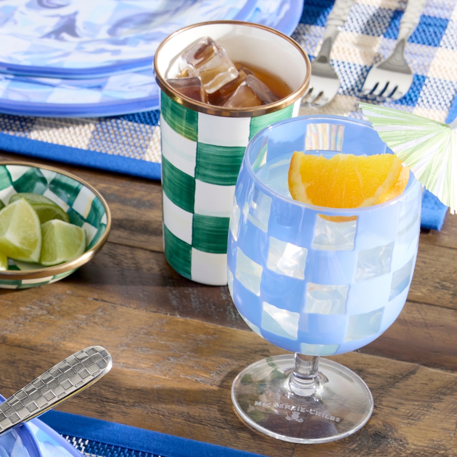 Image 106570_ALTMORE4.jpg, Product 106-570 / Price $69.00, Mackenzie-Childs Acrylic Water Goblets (set of 4) from MacKenzie Childs on TSC.ca's Kitchen department