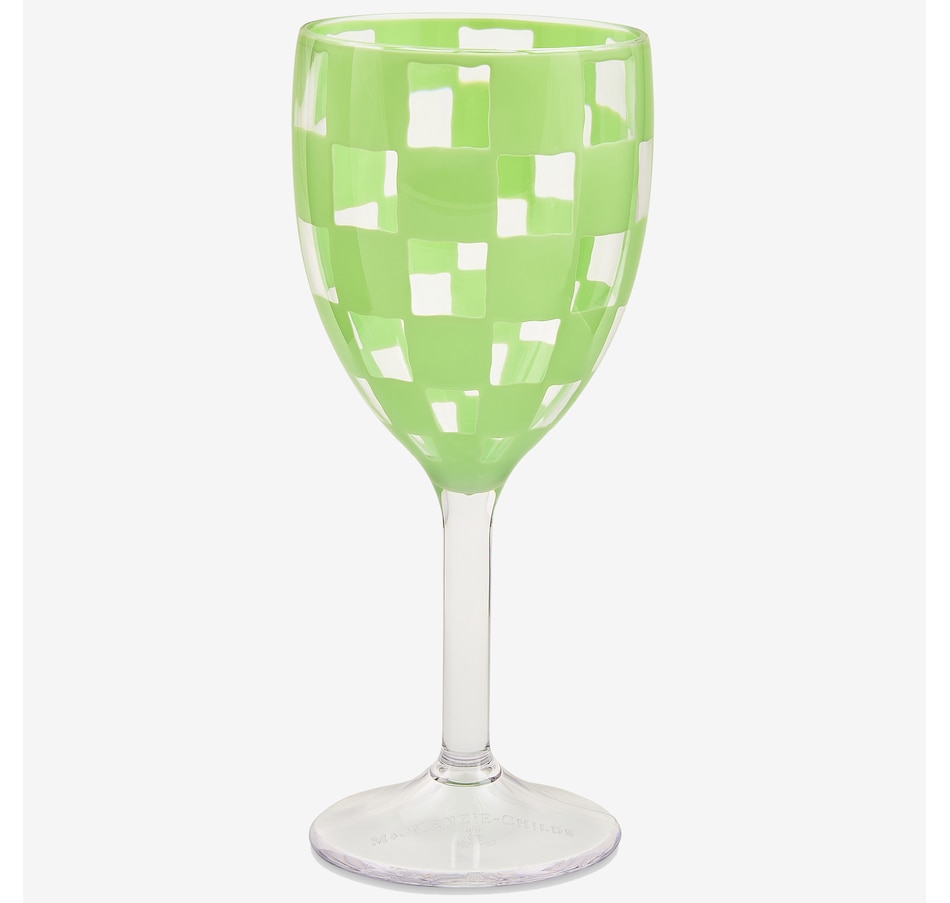 Image 106571_ALTMORE5.jpg, Product 106-571 / Price $60.00, Mackenzie-Childs Acrylic Wine Goblets (set of 4) from MacKenzie Childs on TSC.ca's Kitchen department